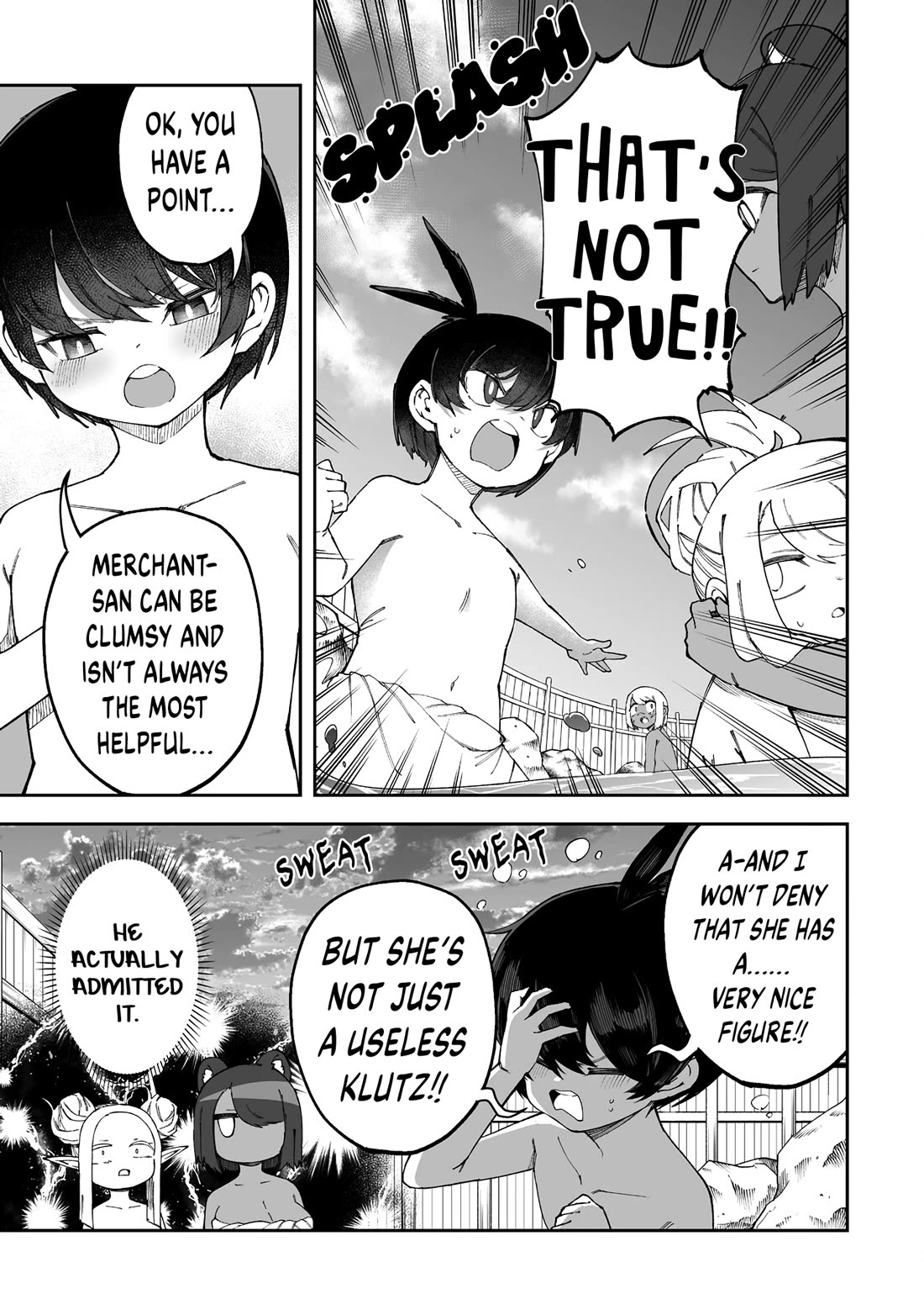Shiboritoranaide, Onna Shounin-san Chapter 55.2 page 3 - Chapter 55.2: Shangri-la Hot Spring Part 2