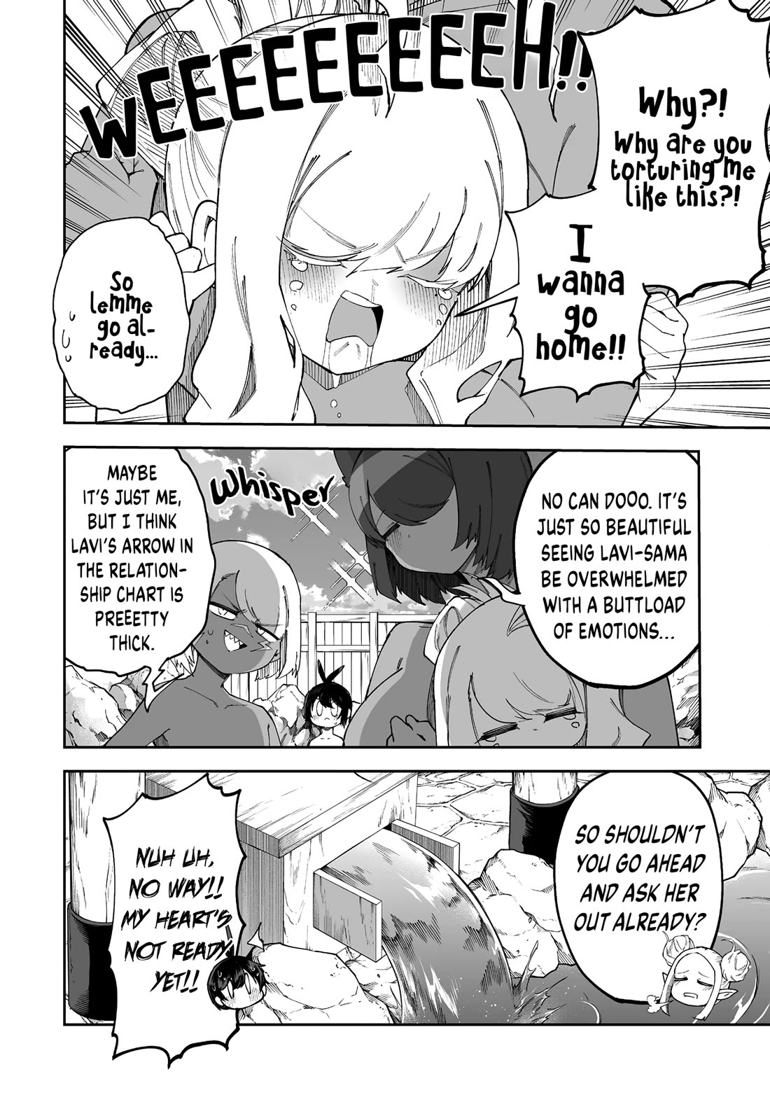 Shiboritoranaide, Onna Shounin-san Chapter 55.2 page 8 - Chapter 55.2: Shangri-la Hot Spring Part 2