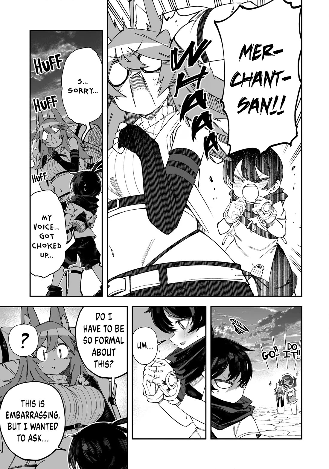 Shiboritoranaide, Onna Shounin-san Chapter 56.2 page 11 - Chapter 56.2: Trumpeter Part 2