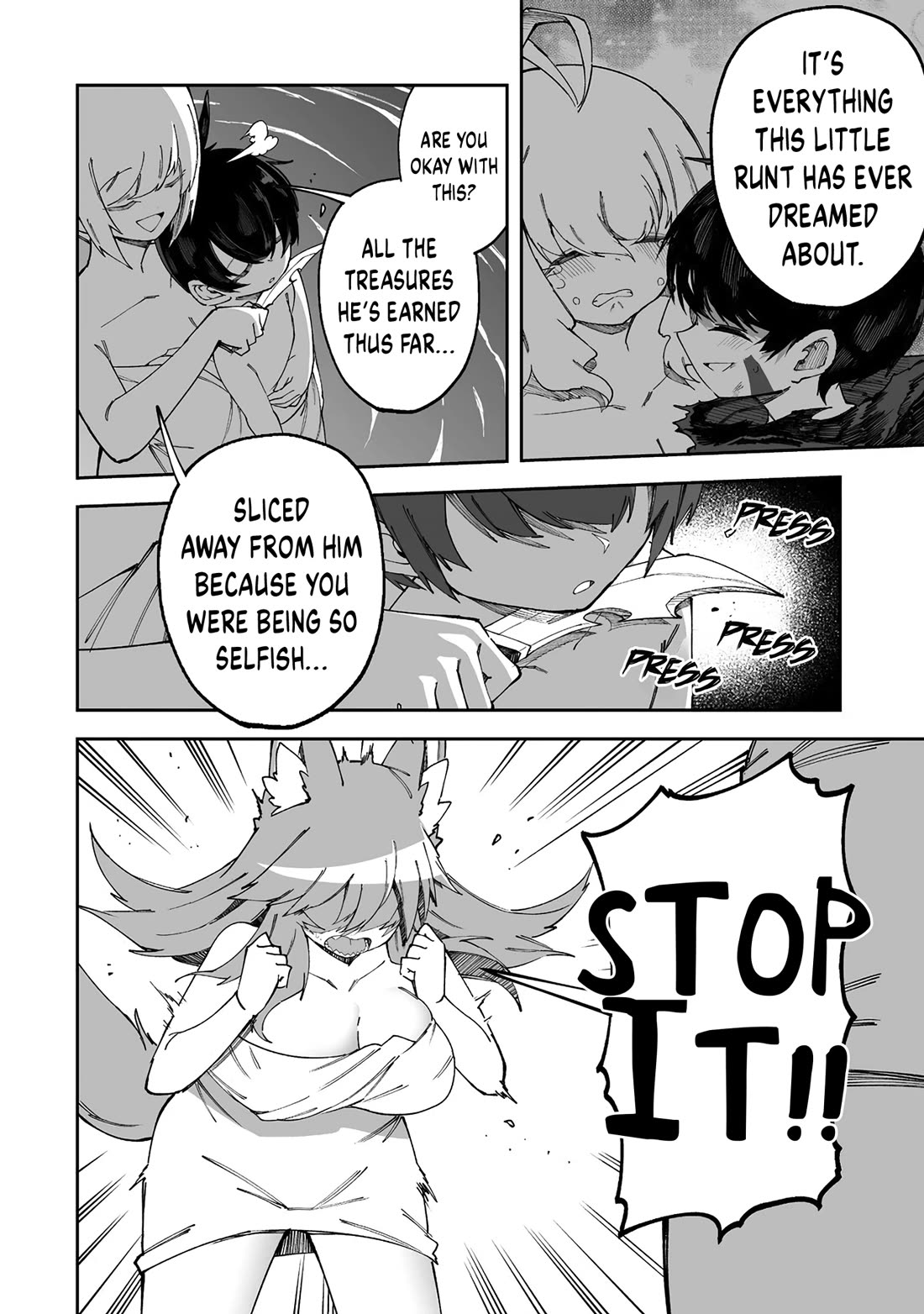 Shiboritoranaide, Onna Shounin-san Chapter 56.2 page 6 - Chapter 56.2: Trumpeter Part 2