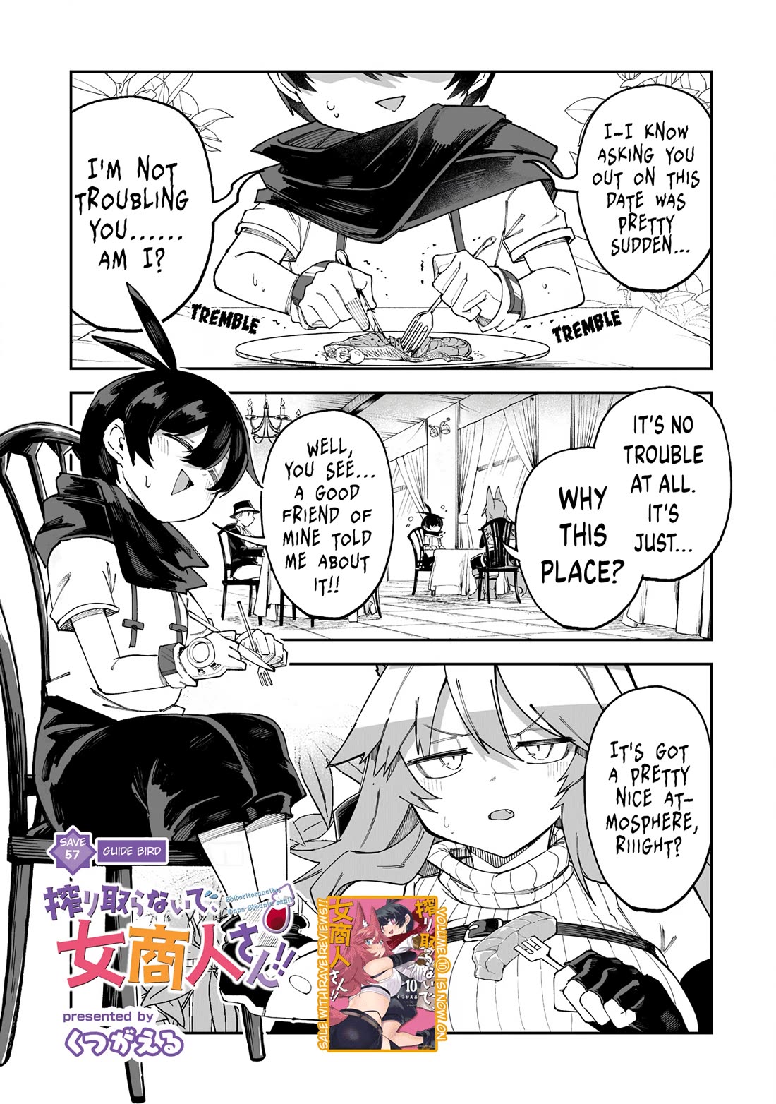 Shiboritoranaide, Onna Shounin-san Chapter 57.1 page 1 - Chapter 57.1: Guide Bird