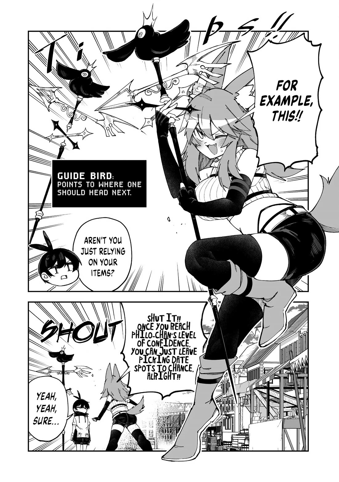 Shiboritoranaide, Onna Shounin-san Chapter 57.1 page 8 - Chapter 57.1: Guide Bird