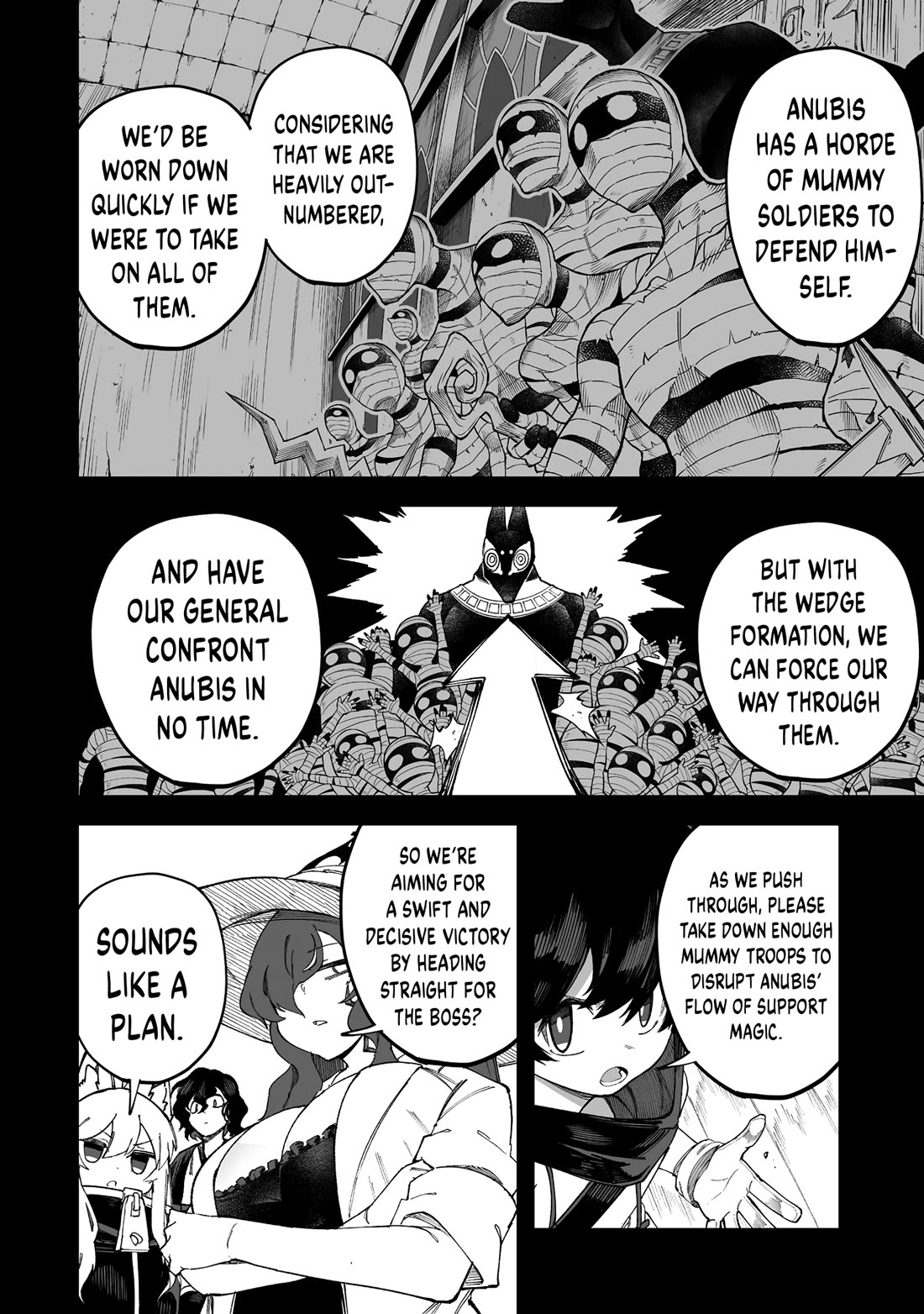 Shiboritoranaide, Onna Shounin-san Chapter 59.1 page 2 - Chapter 59.1: Hall of Judgment 3 Part 1