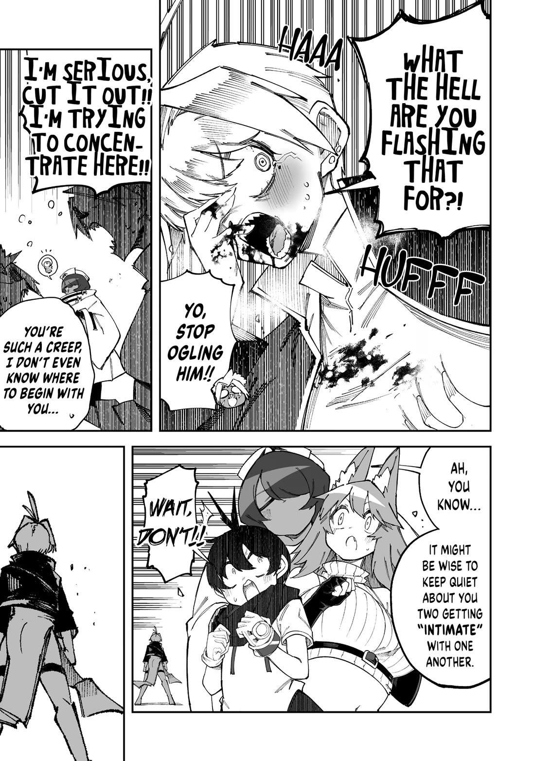 Shiboritoranaide, Onna Shounin-san Chapter 59.1 page 9 - Chapter 59.1: Hall of Judgment 3 Part 1