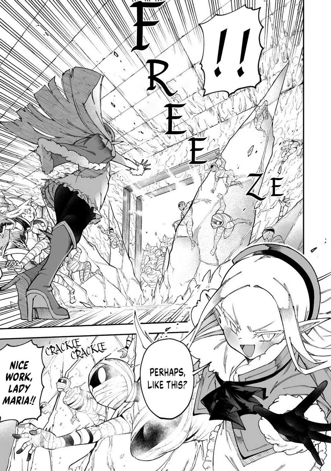 Shiboritoranaide, Onna Shounin-san Chapter 59.2 page 2 - Chapter 59.2: Hall of Judgment 3 Part 2