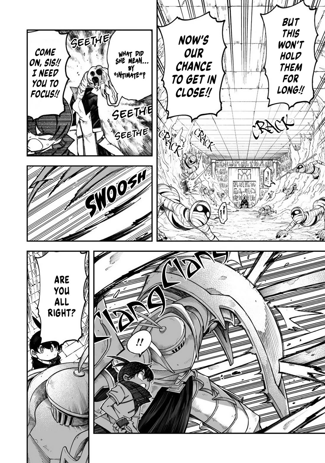 Shiboritoranaide, Onna Shounin-san Chapter 59.2 page 3 - Chapter 59.2: Hall of Judgment 3 Part 2