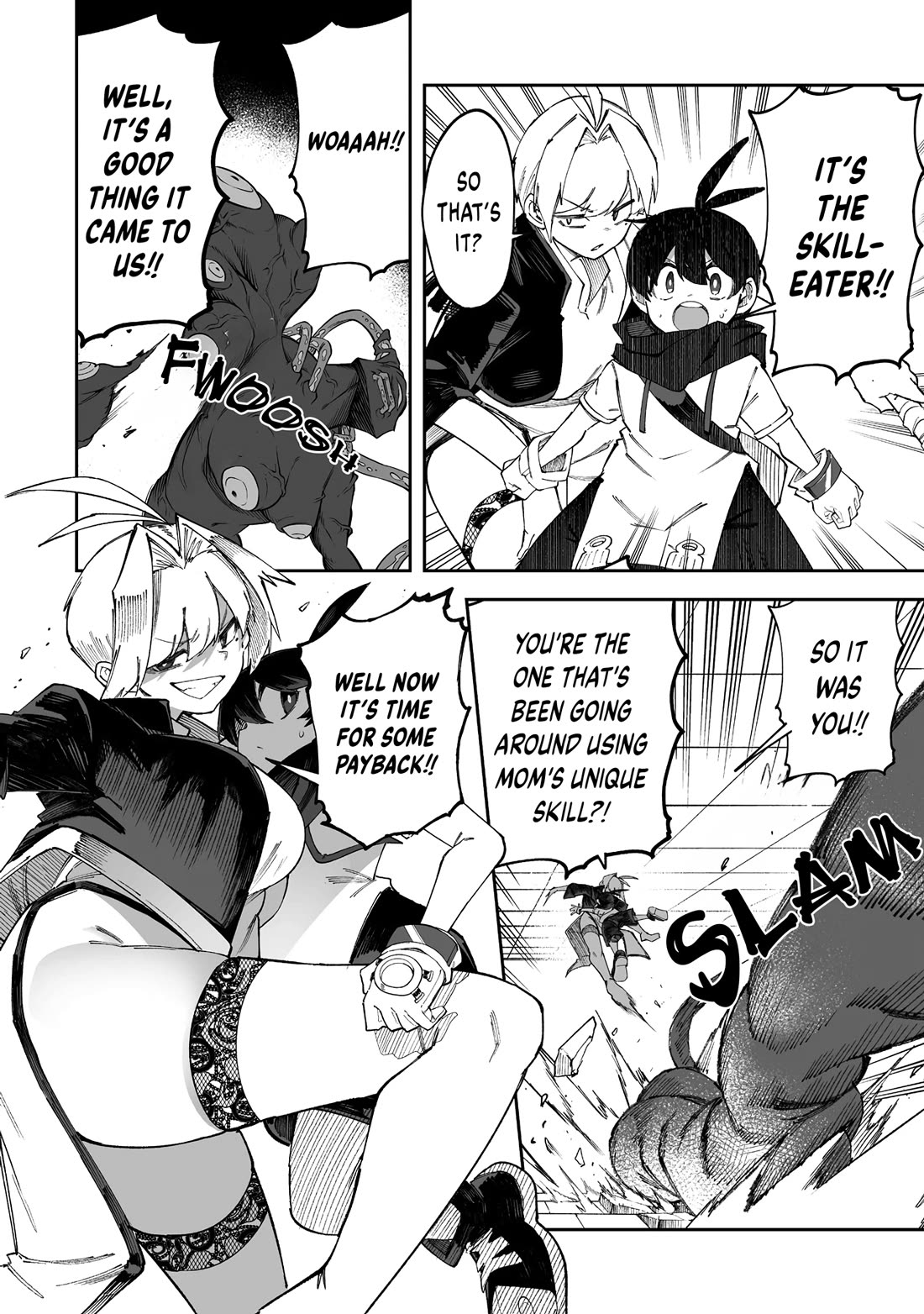 Shiboritoranaide, Onna Shounin-san Chapter 60.2 page 5 - Chapter 60.2: Skill-Eater 4 Part 2