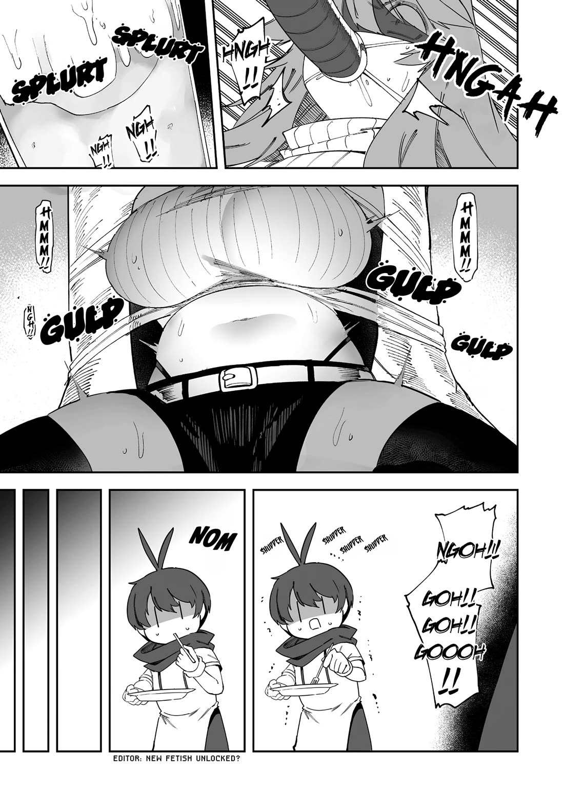 Shiboritoranaide, Onna Shounin-san Chapter 61.5 page 5 - Chapter 61.5: Golem Cook