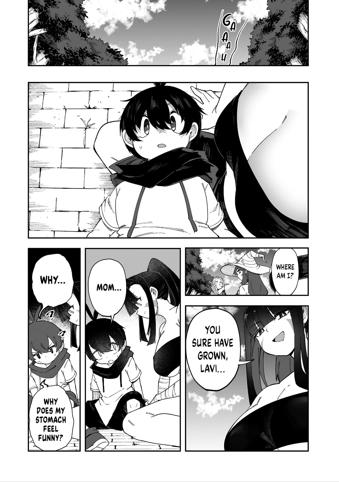 Shiboritoranaide, Onna Shounin-san Chapter 64 page 6 - Chapter 64: Trumpeter 3 Part 2