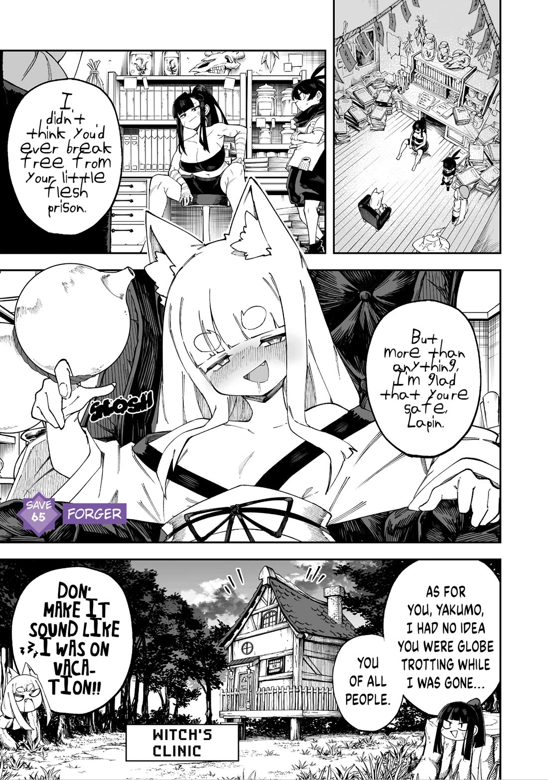 Shiboritoranaide, Onna Shounin-san Chapter 65 page 1 - Chapter 65: Forger Part 1