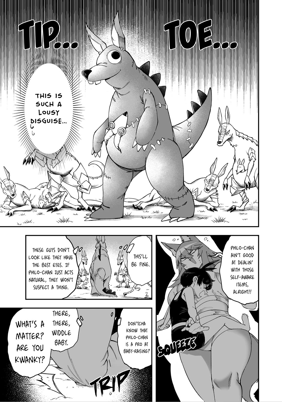 Shiboritoranaide, Onna Shounin-san Chapter 66.5 page 3 - Chapter 66.5: Armordiroo