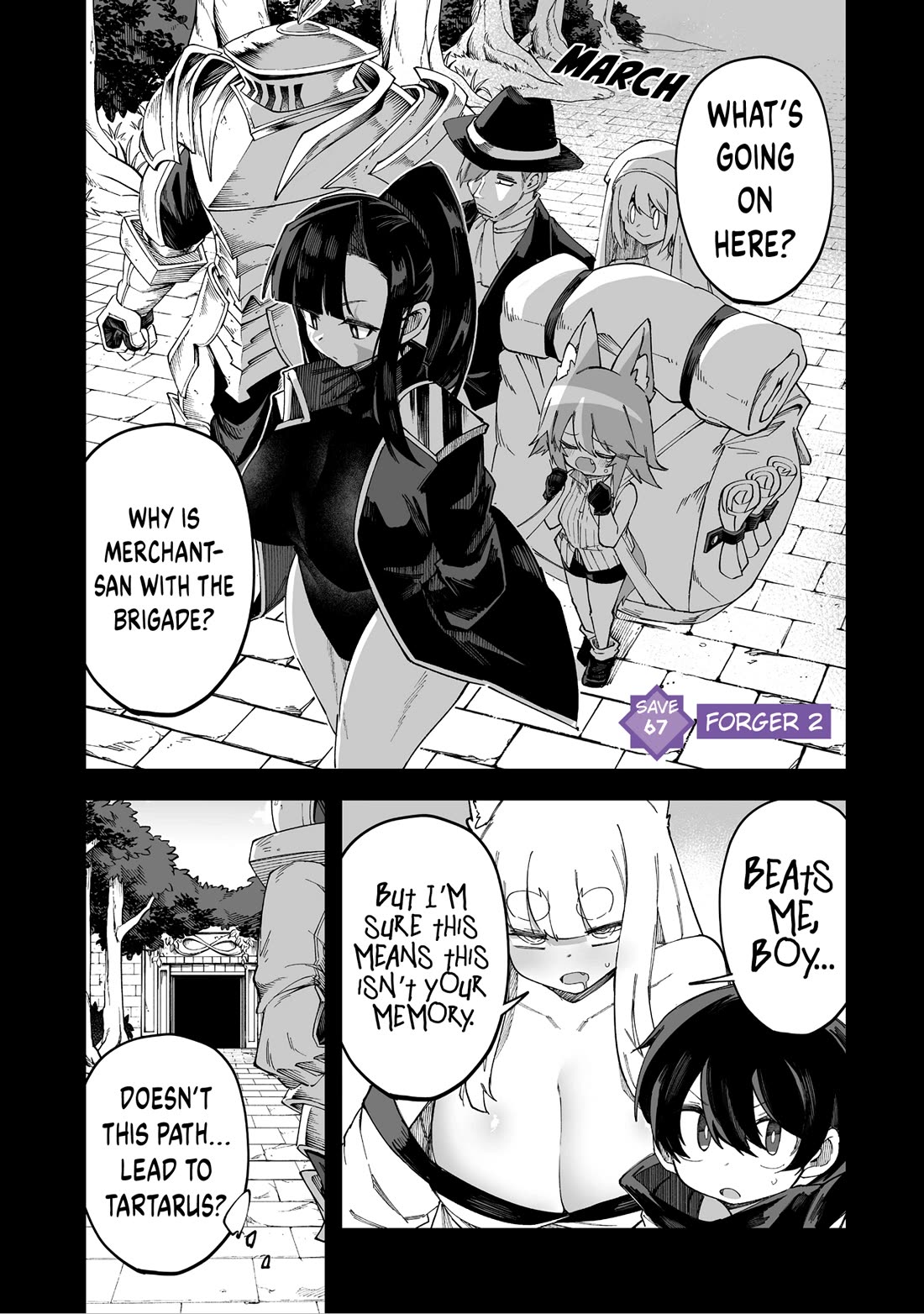 Shiboritoranaide, Onna Shounin-san Chapter 67 page 1 - Chapter 67: Forger 2 Part 1