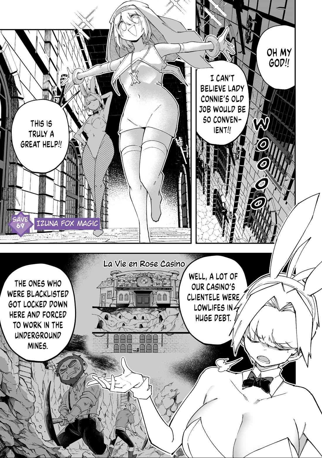 Shiboritoranaide, Onna Shounin-san Chapter 69 page 1 - Chapter 69: Izuna Fox Magic Part 1
