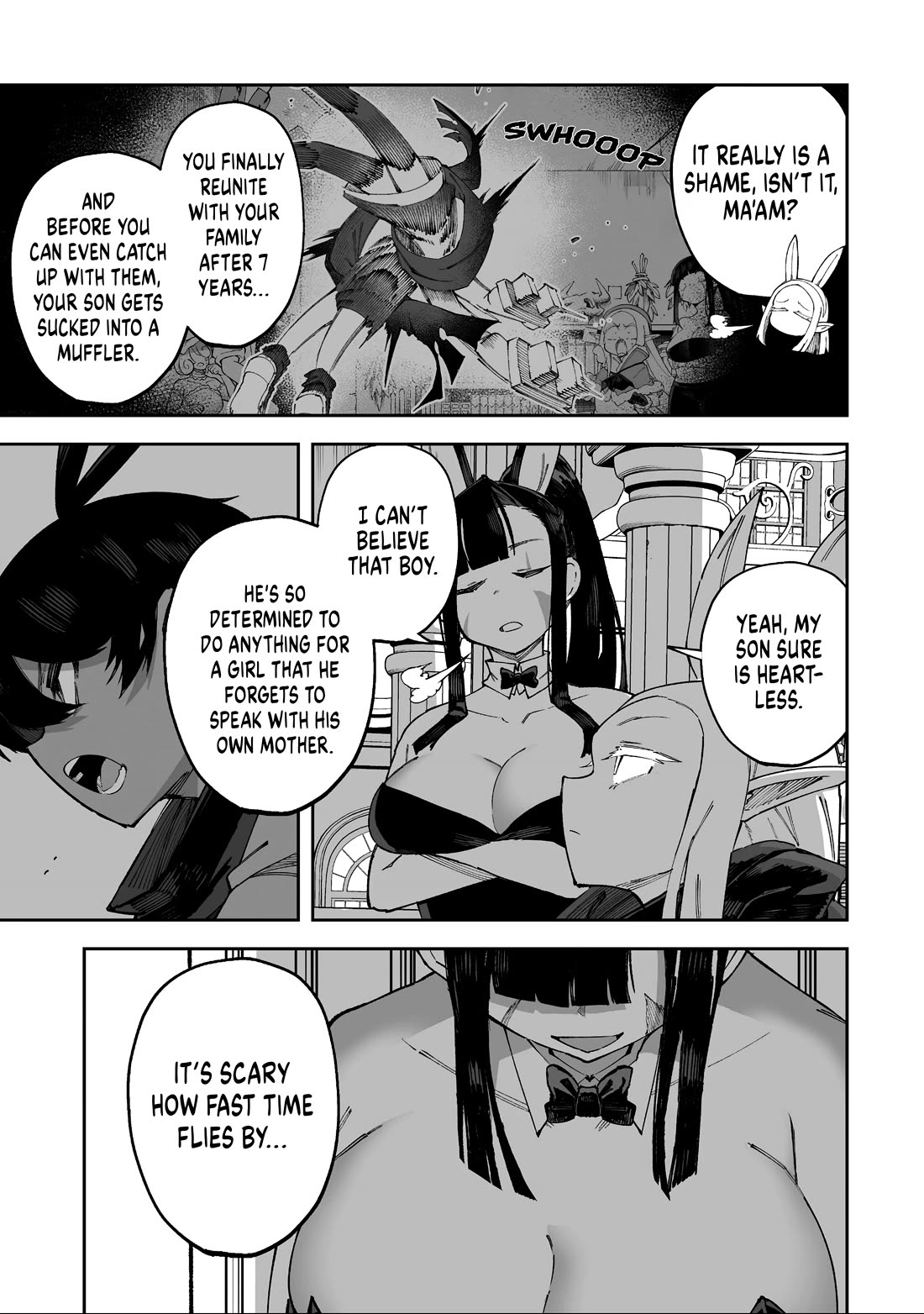 Shiboritoranaide, Onna Shounin-san Chapter 69 page 7 - Chapter 69: Izuna Fox Magic Part 1