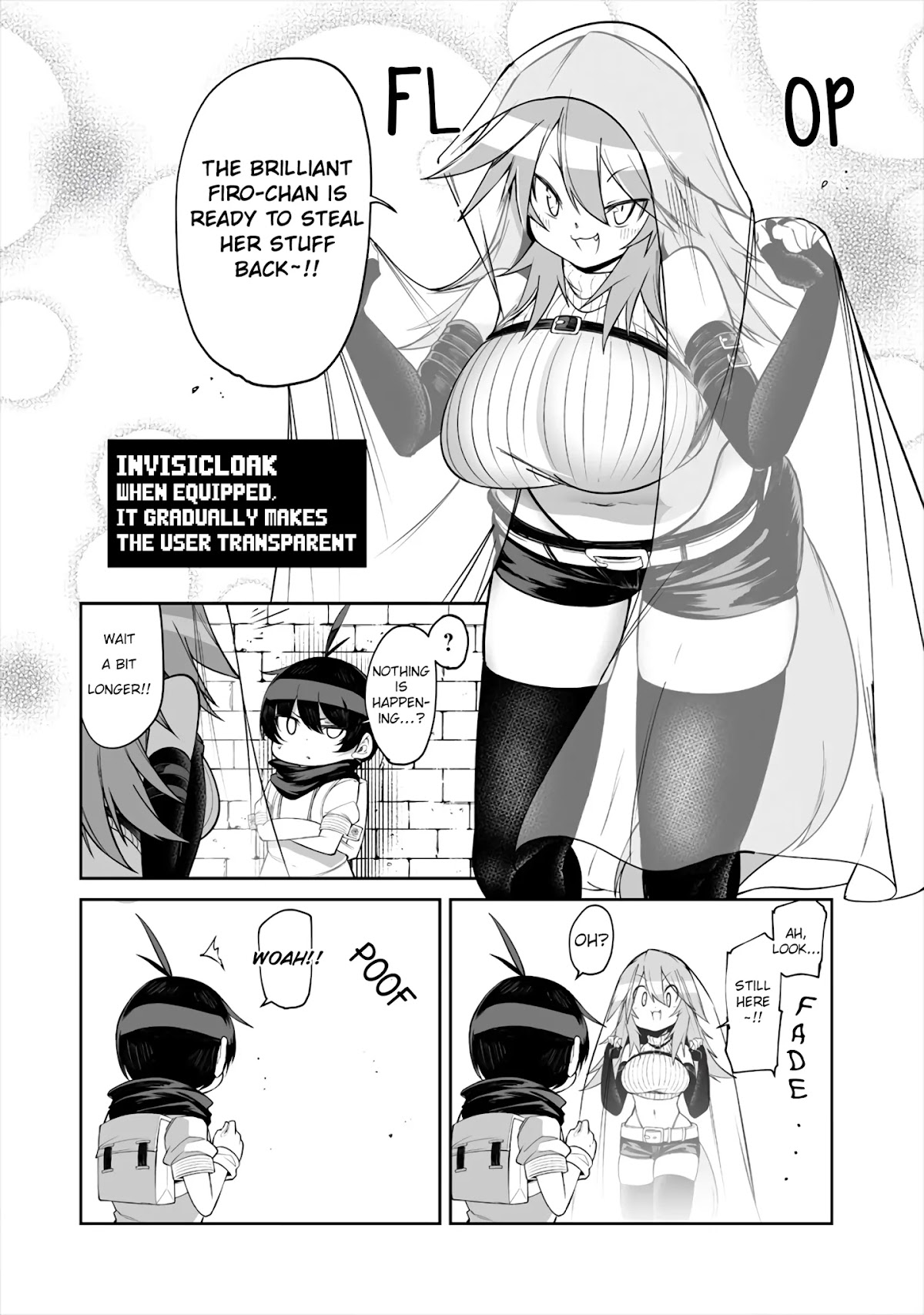 Shiboritoranaide, Onna Shounin-san Chapter 8.1 page 6 - Chapter 8.1: Invisicloak Part 1