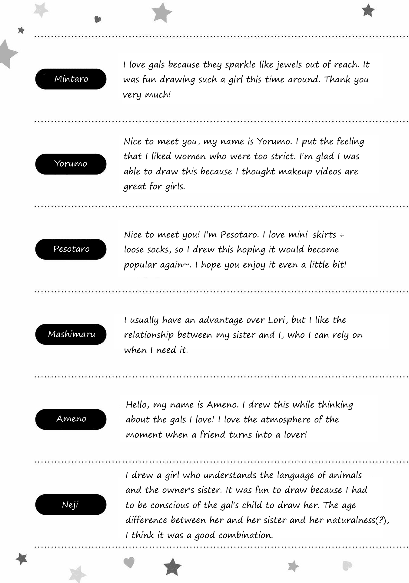 SHIBUYA: Gal Yuri Anthology Chapter 11.5 page 2 - Chapter 11.5: Author Comments