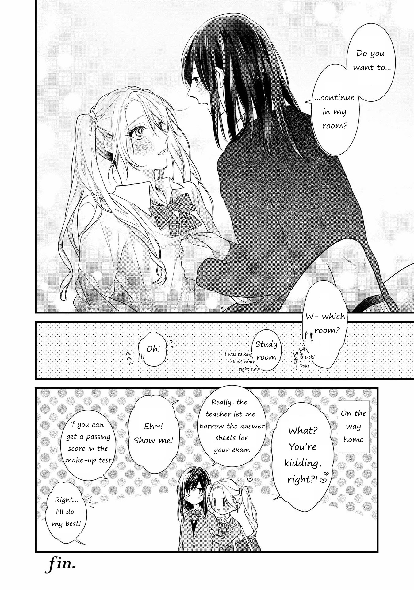 SHIBUYA: Gal Yuri Anthology Chapter 2 page 10 - Chapter 2: I'll teach you by Pesotaro