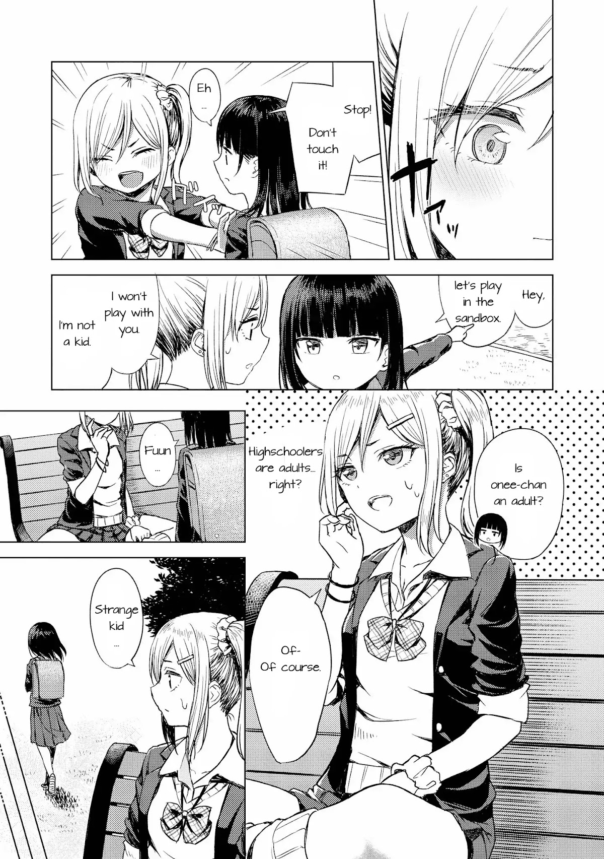 SHIBUYA: Gal Yuri Anthology Chapter 3 page 5 - Chapter 3: Romantic Delinquency (by Mashimaru)