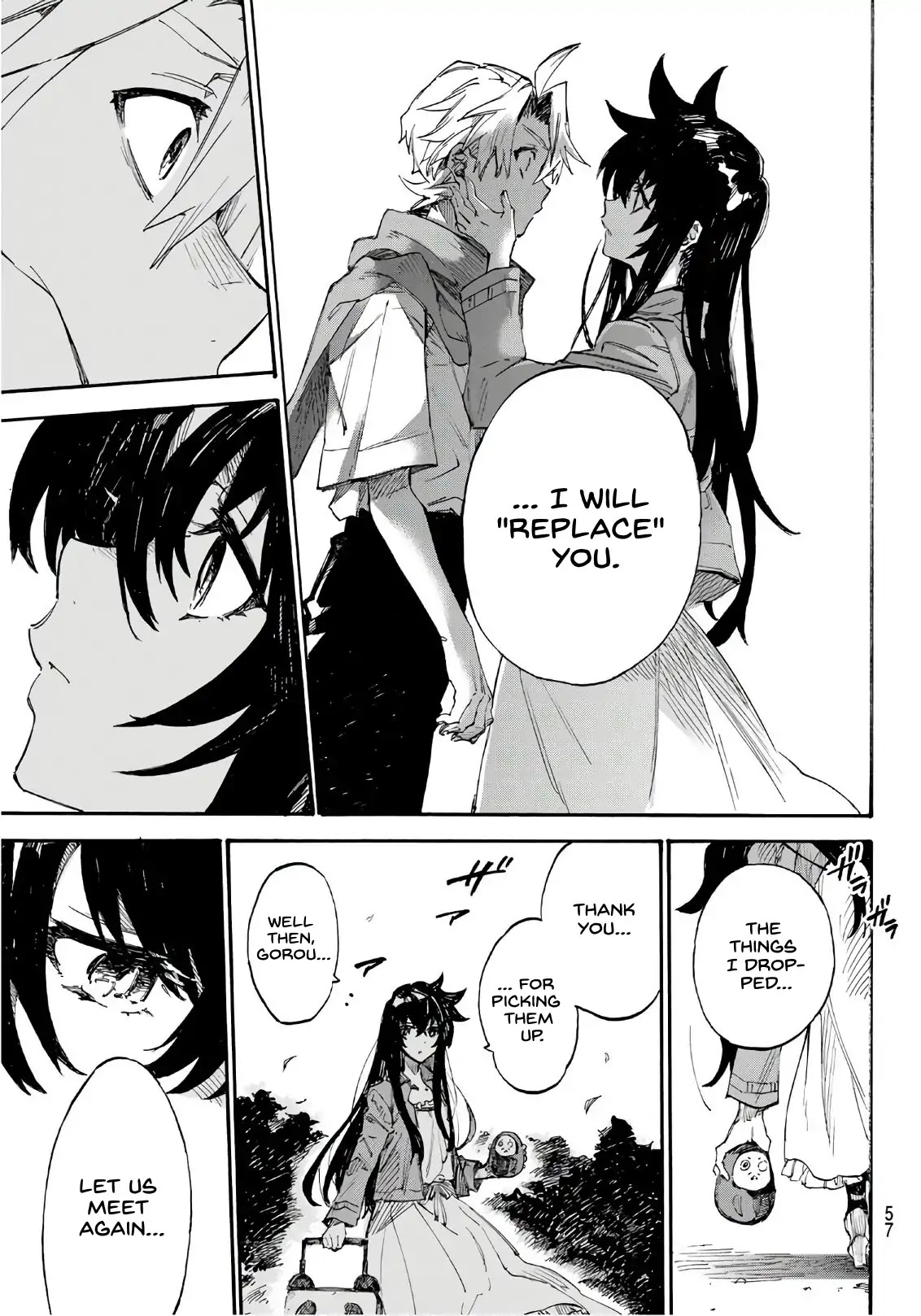 Shichi ha Gojuroku Chapter 1 page 37 - Chapter 1: The "Replacement Doll" Girl