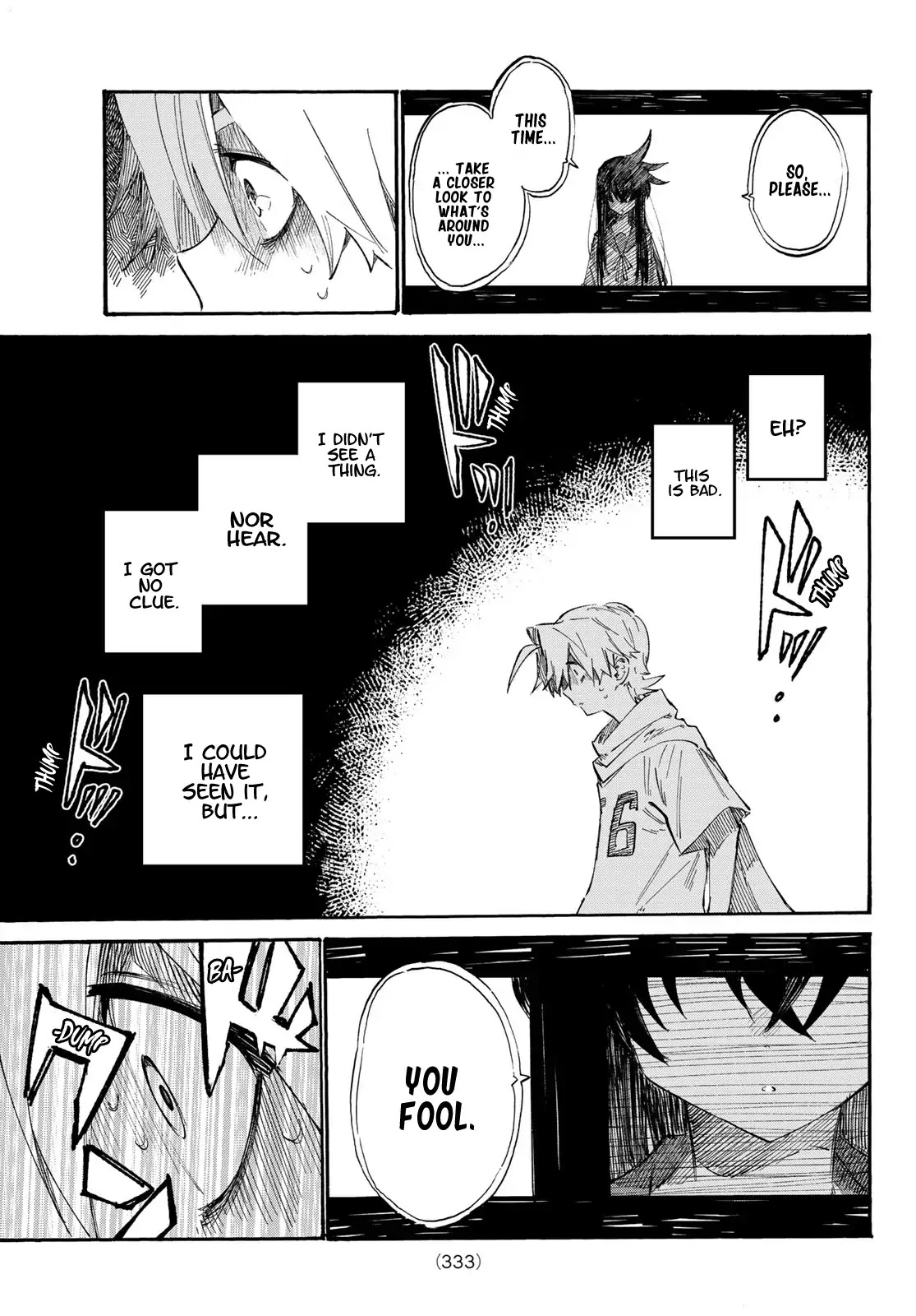Shichi ha Gojuroku Chapter 6 page 16 - Chapter 6: Hot. Hot. Hot. It hurts. Hot? Cold. Hot.