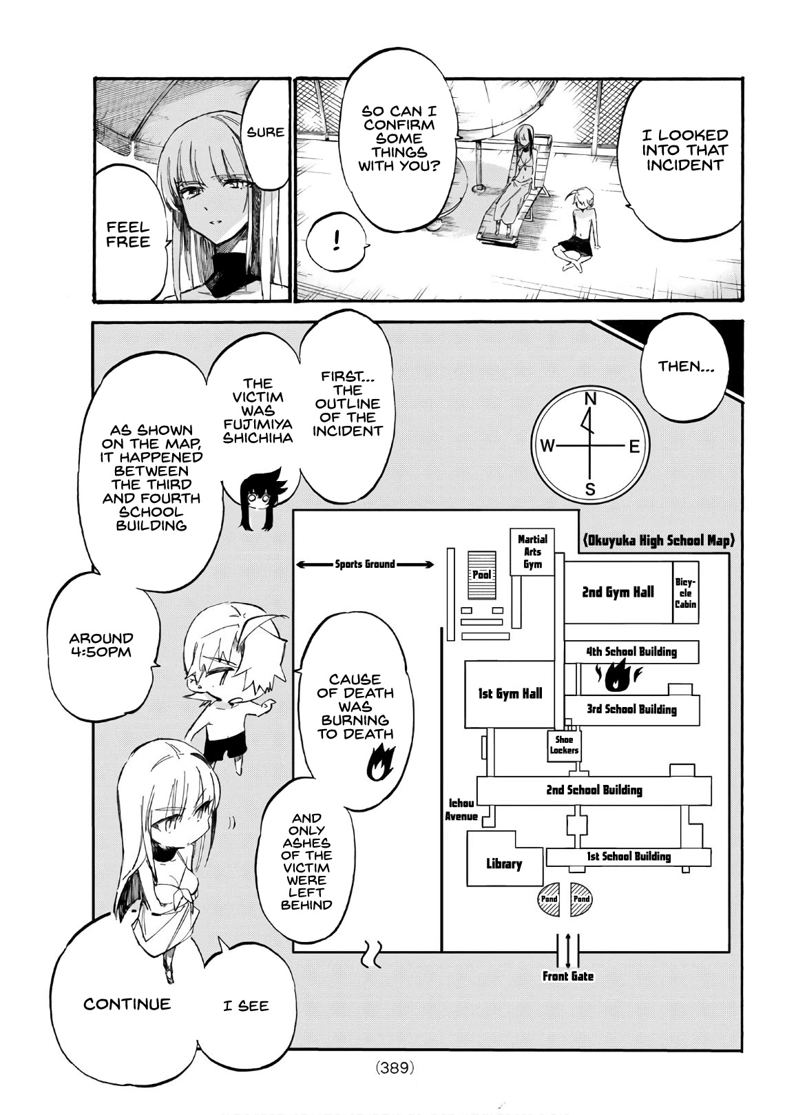 Shichi ha Gojuroku Chapter 8 page 13 - Chapter 8: Why am I at the pool again?