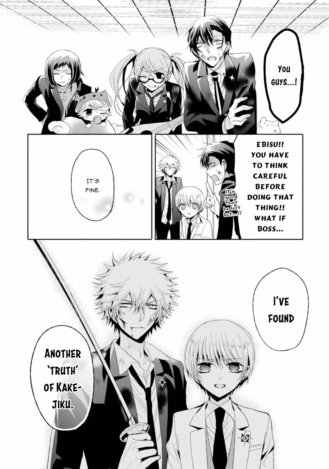 Shichifuku Mafia Chapter 9 page 37 - Chapter 9: Mission 9: The strands of hair connecting the Gods