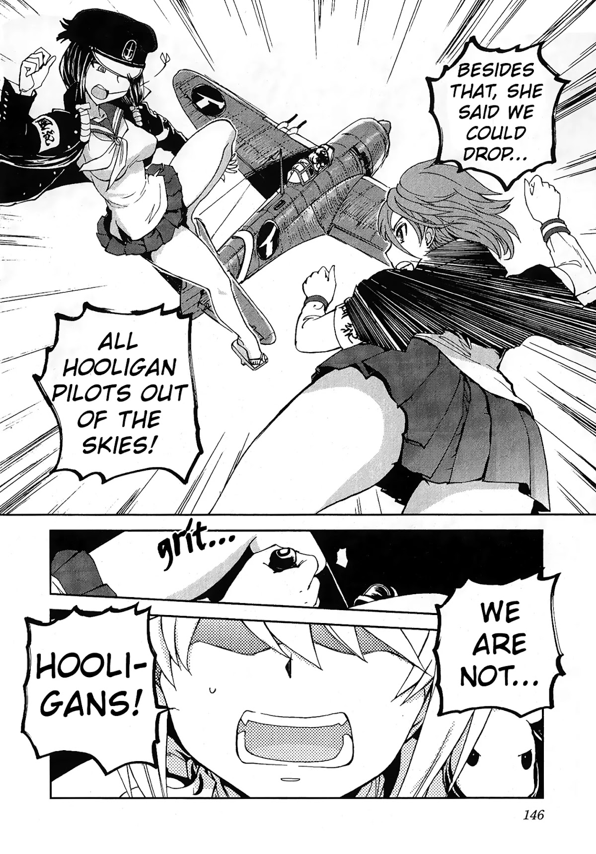 Shidenkai no Maki Chapter 10 page 14 - Chapter 10: Menace of Heavy Fighter Shoki
