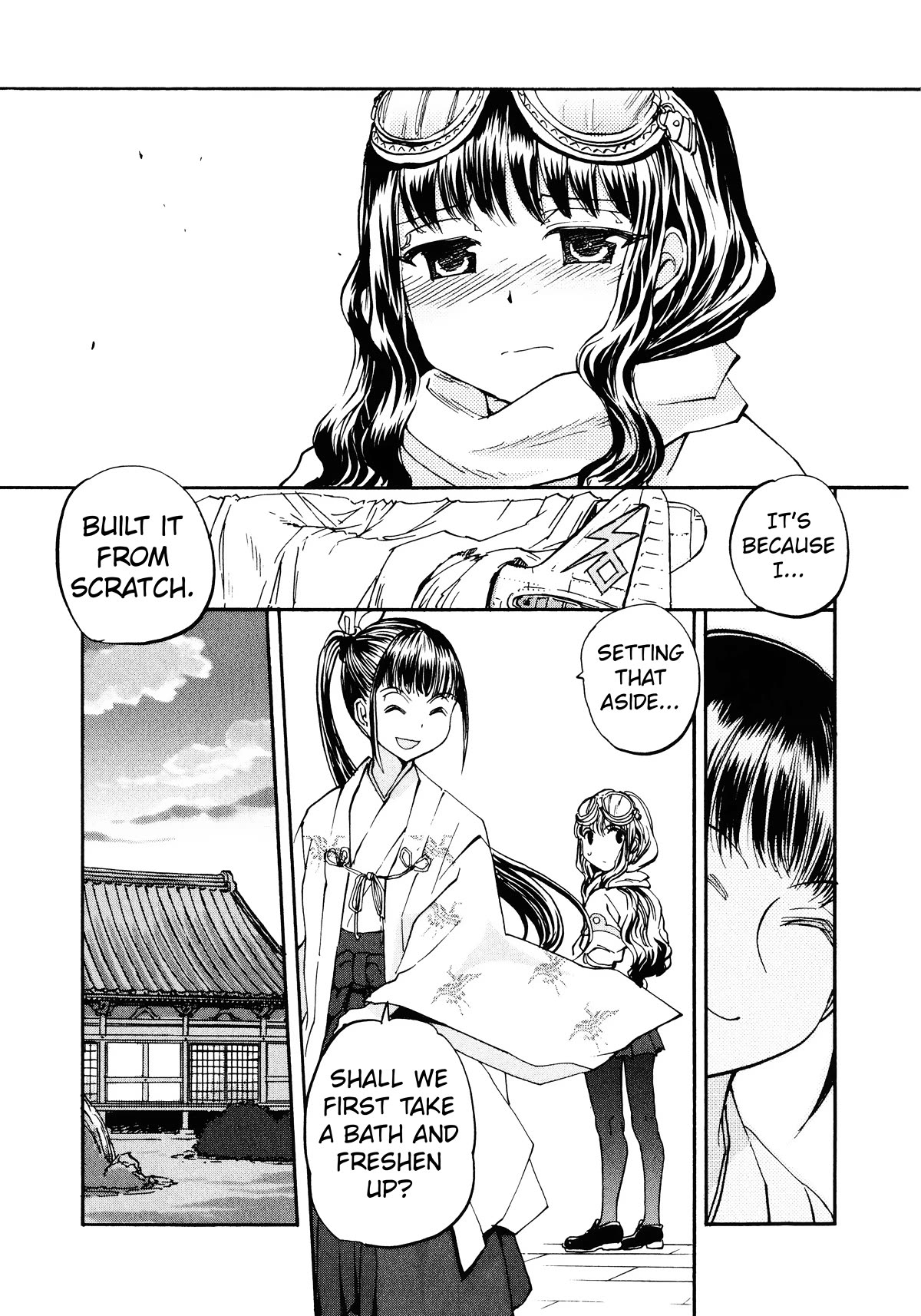 Shidenkai no Maki Chapter 15 page 12 - Chapter 15: Airplane Shrine