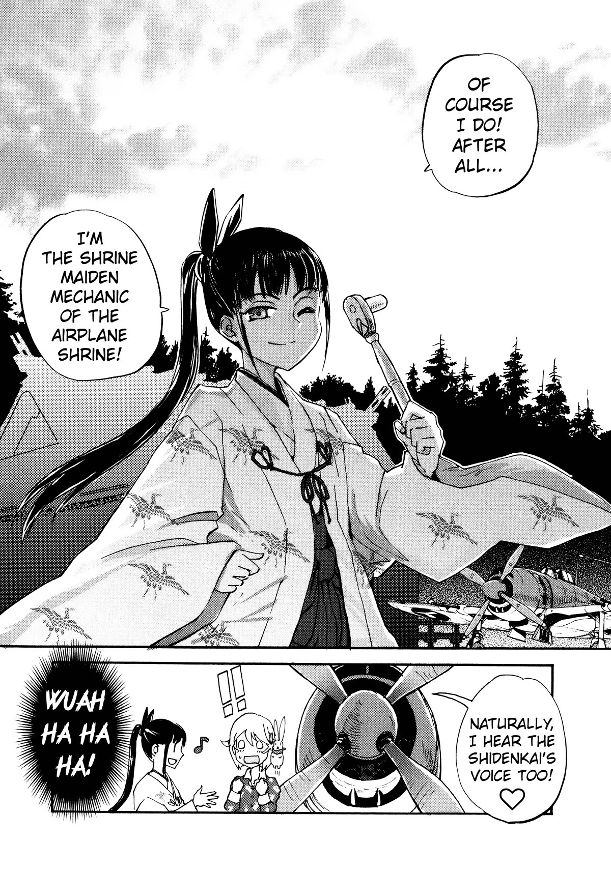 Shidenkai no Maki Chapter 15 page 30 - Chapter 15: Airplane Shrine