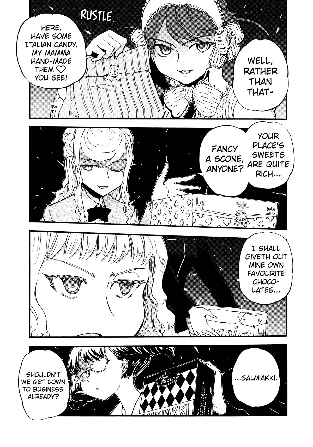 Shidenkai no Maki Chapter 16 page 12 - Chapter 16: The Meeting Waltzes Through The Sky