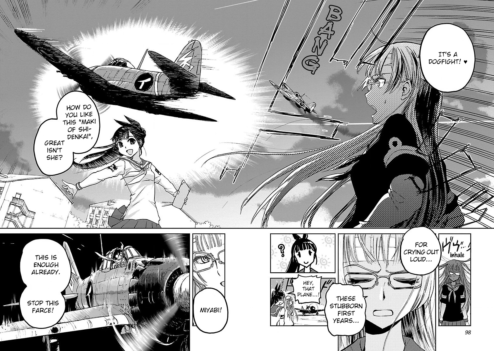 Shidenkai no Maki Chapter 3 page 12 - Chapter 3: Commence Aerial Combat!