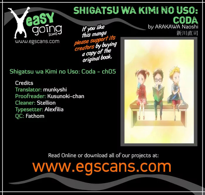 Shigatsu wa Kimi no Uso - Coda Chapter 5 page 1 - Chapter 5