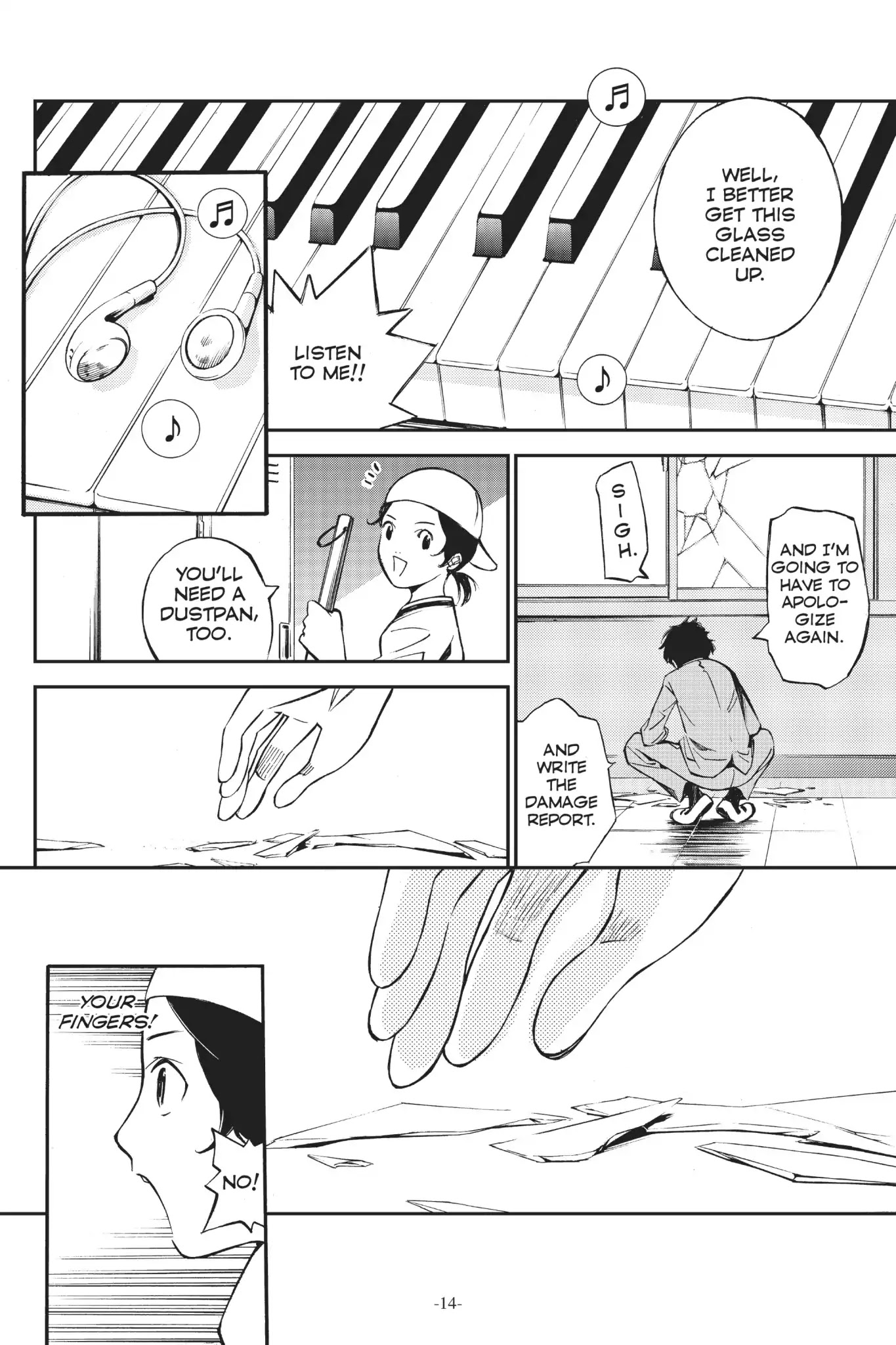 Shigatsu wa Kimi no Uso Chapter 1 page 13 - Chapter 1: Monotone