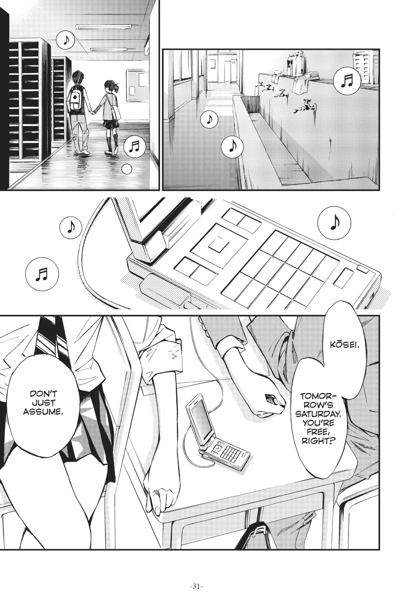 Shigatsu wa Kimi no Uso Chapter 1 page 30 - Chapter 1: Monotone