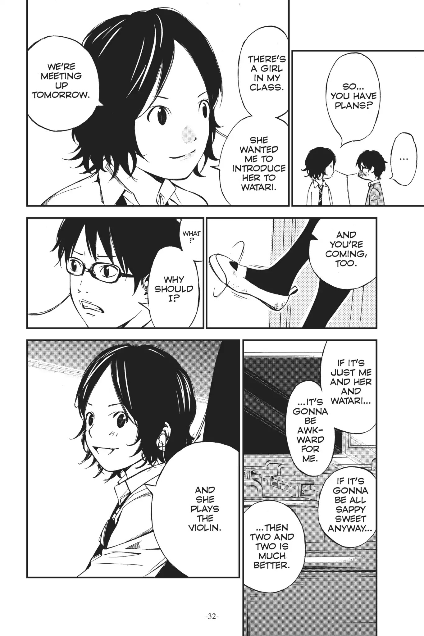 Shigatsu wa Kimi no Uso Chapter 1 page 31 - Chapter 1: Monotone
