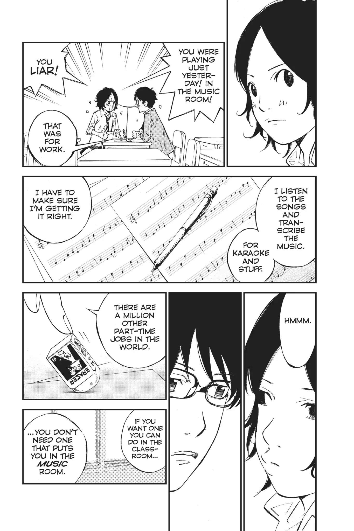 Shigatsu wa Kimi no Uso Chapter 1 page 33 - Chapter 1: Monotone