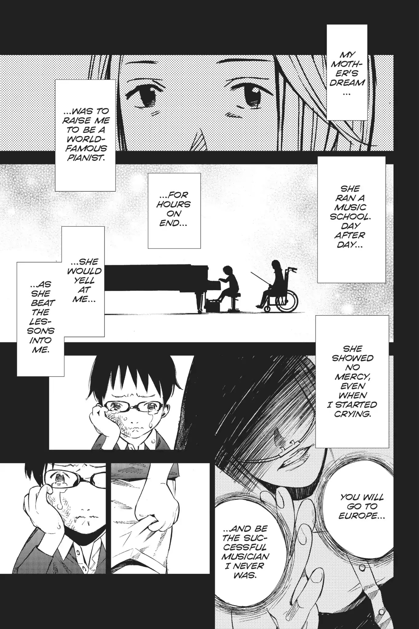 Shigatsu wa Kimi no Uso Chapter 1 page 38 - Chapter 1: Monotone