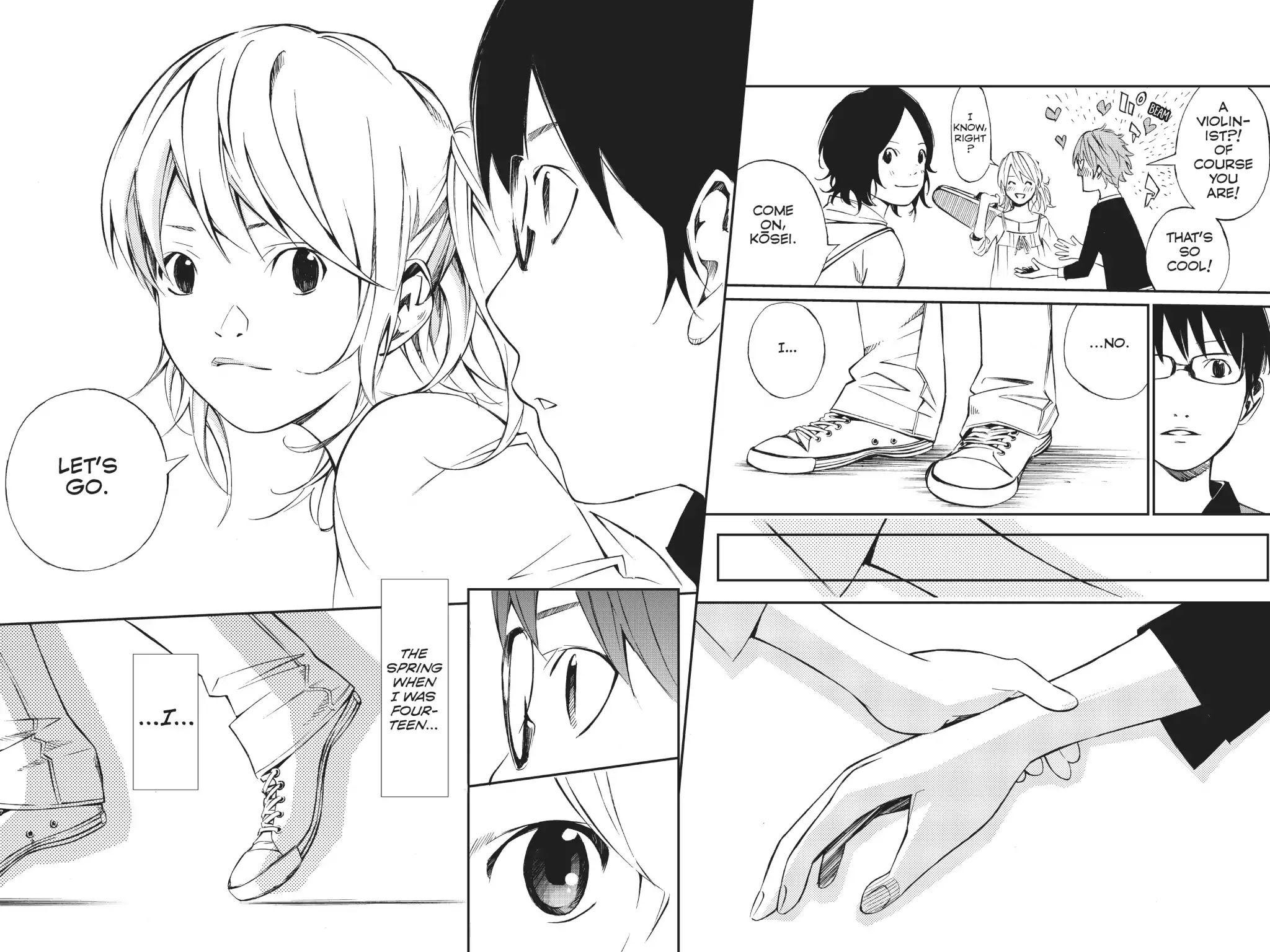 Shigatsu wa Kimi no Uso Chapter 1 page 63 - Chapter 1: Monotone