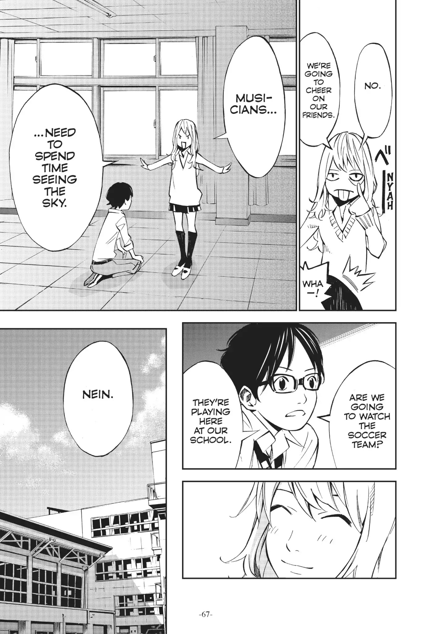 Shigatsu wa Kimi no Uso Chapter 10 page 14 - Chapter 10: The Way Home