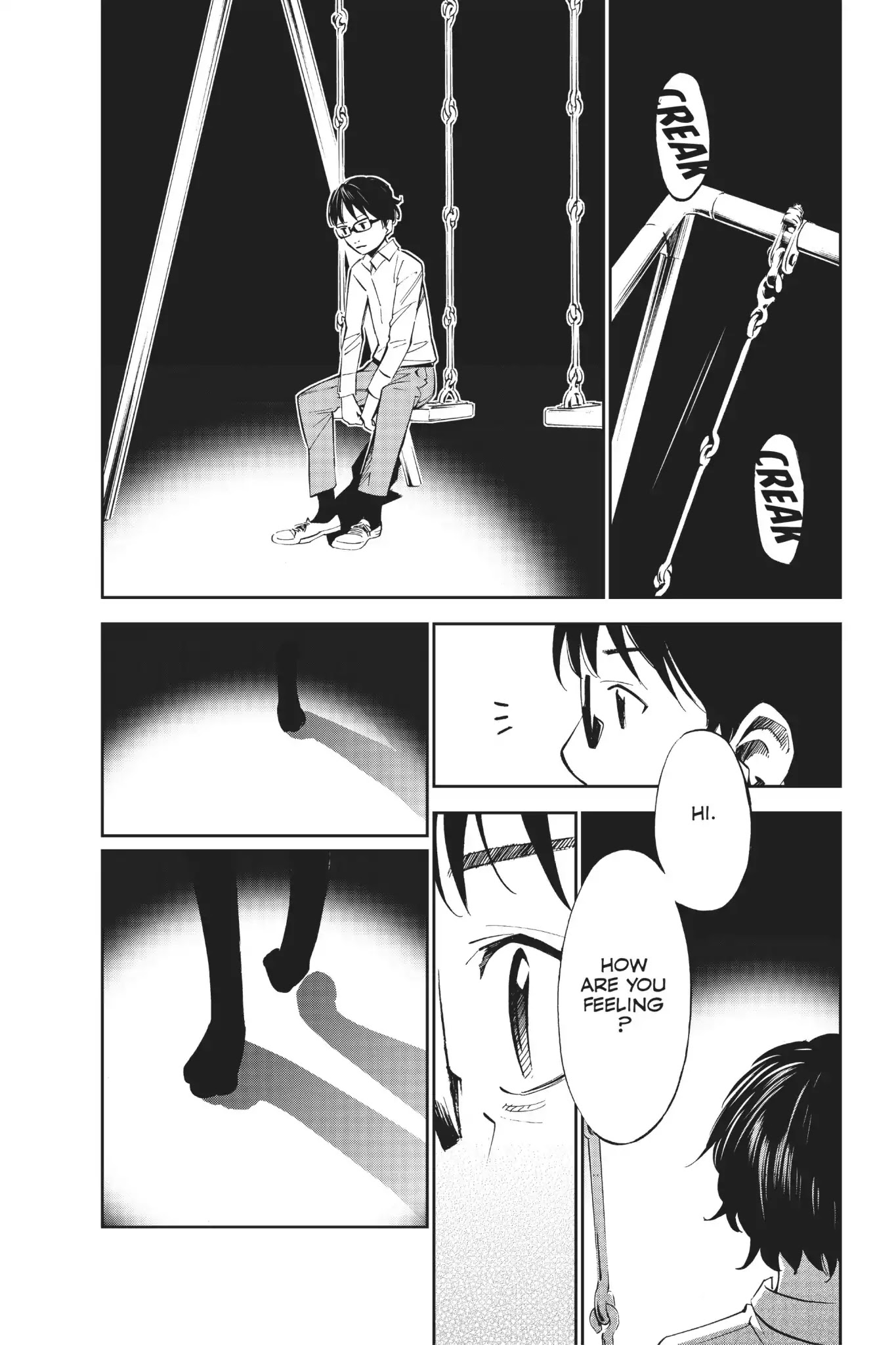 Shigatsu wa Kimi no Uso Chapter 11 page 1 - Chapter 11: The Shadow Whispers