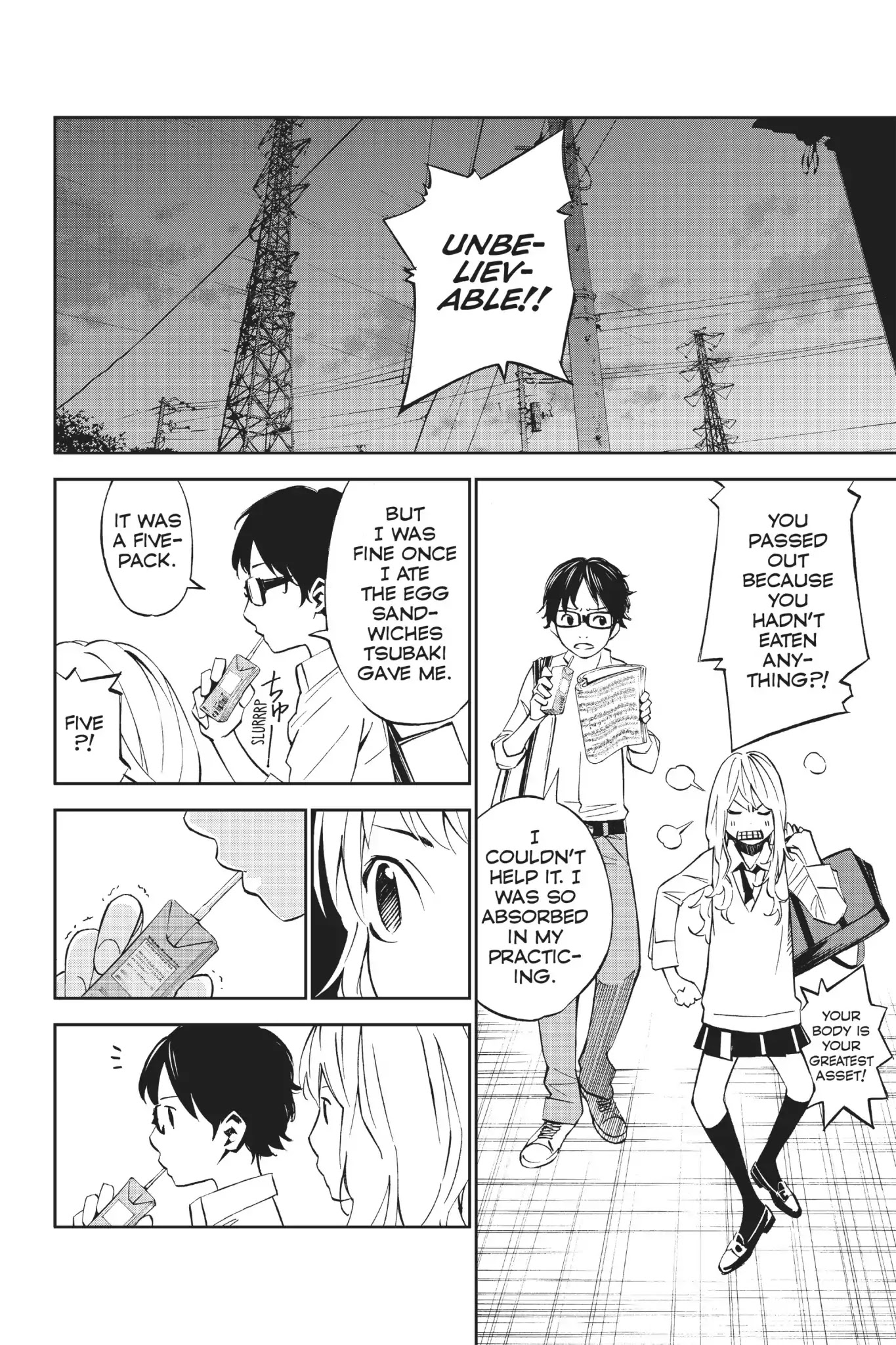 Shigatsu wa Kimi no Uso Chapter 11 page 21 - Chapter 11: The Shadow Whispers