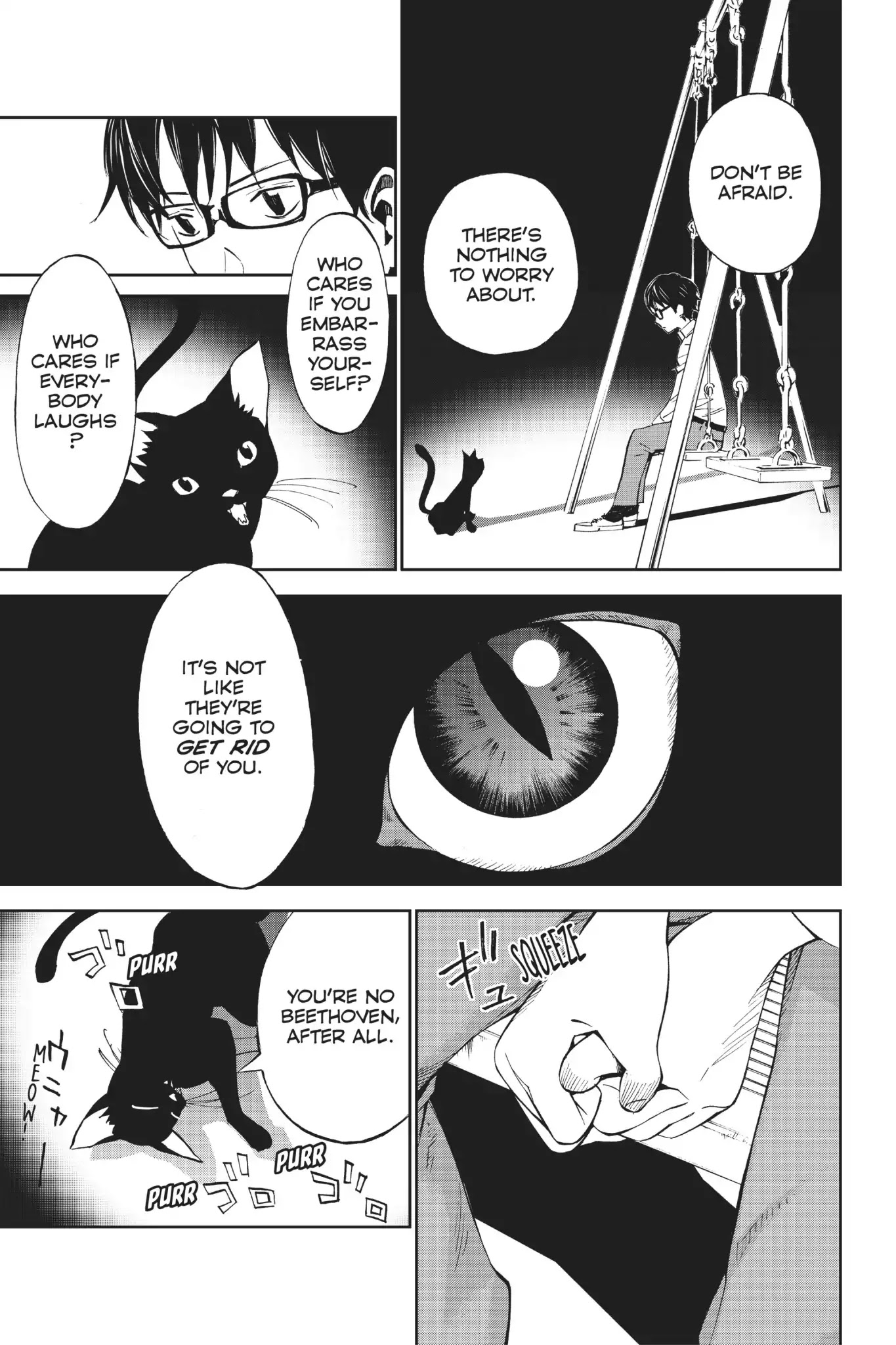 Shigatsu wa Kimi no Uso Chapter 11 page 3 - Chapter 11: The Shadow Whispers