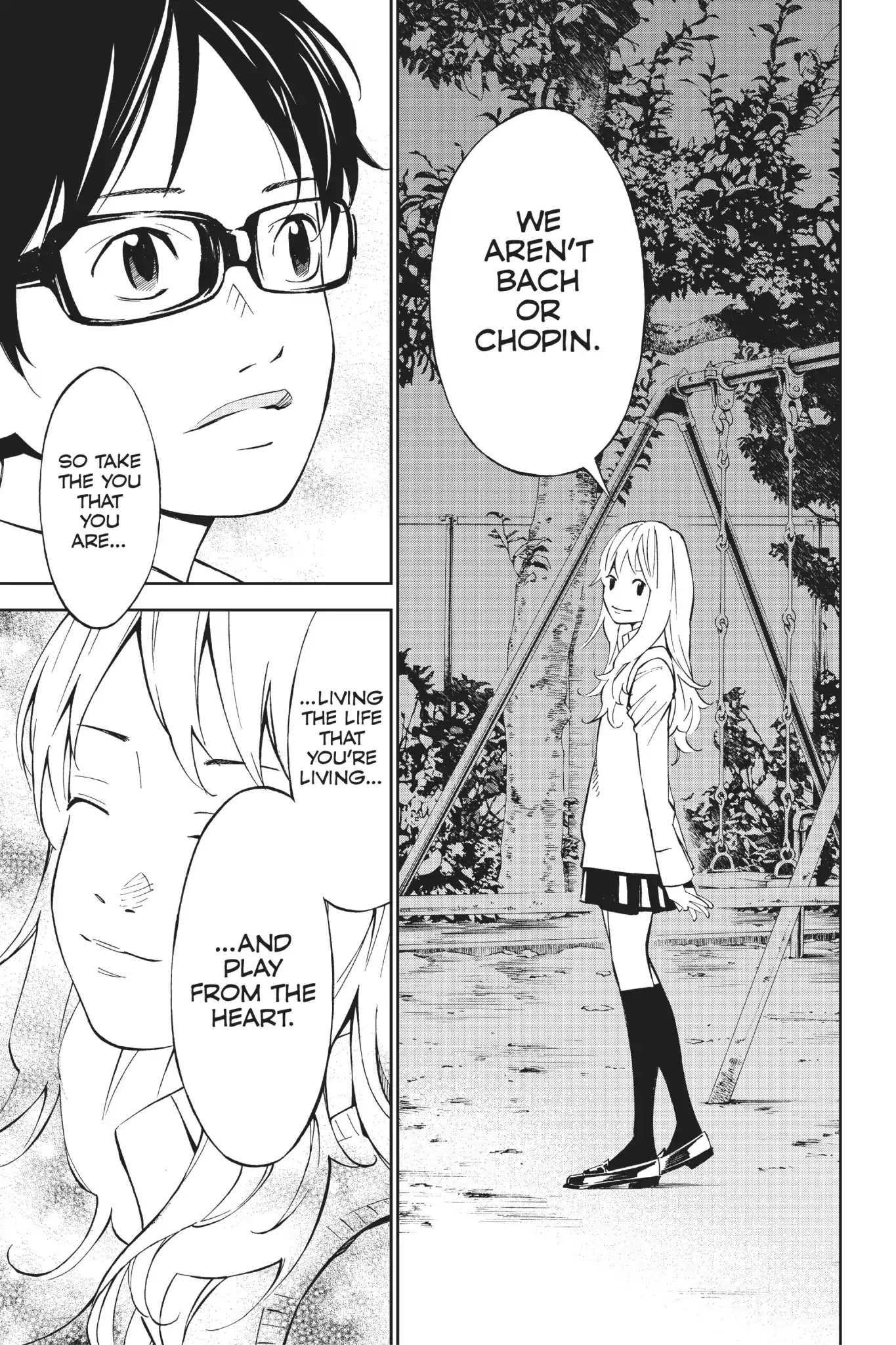 Shigatsu wa Kimi no Uso Chapter 11 page 32 - Chapter 11: The Shadow Whispers