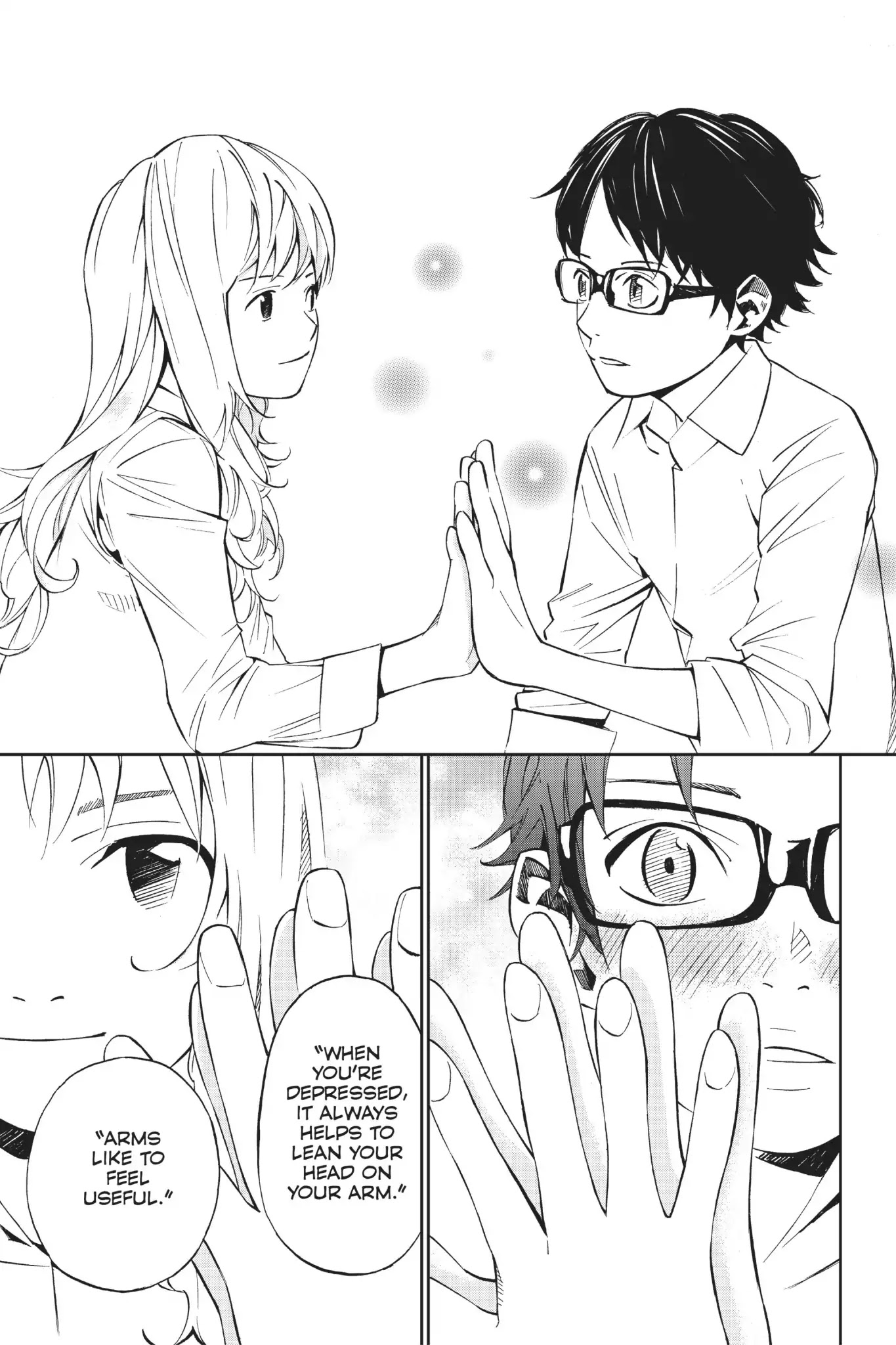 Shigatsu wa Kimi no Uso Chapter 11 page 34 - Chapter 11: The Shadow Whispers