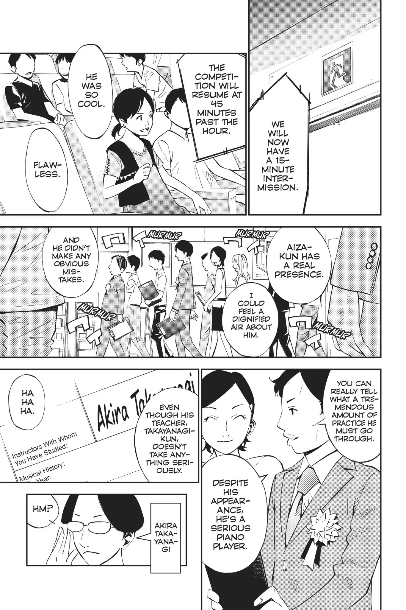 Shigatsu wa Kimi no Uso Chapter 13 page 14 - Chapter 13: Surge