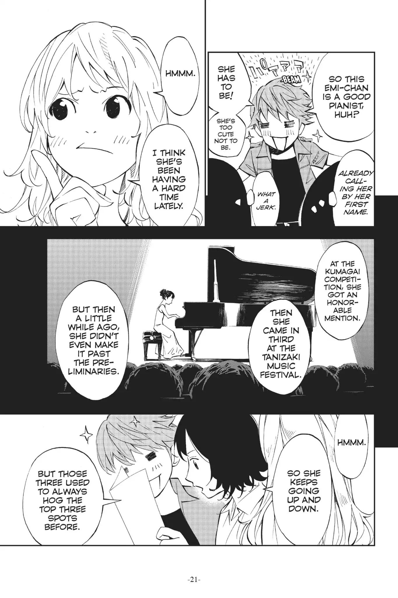 Shigatsu wa Kimi no Uso Chapter 13 page 18 - Chapter 13: Surge