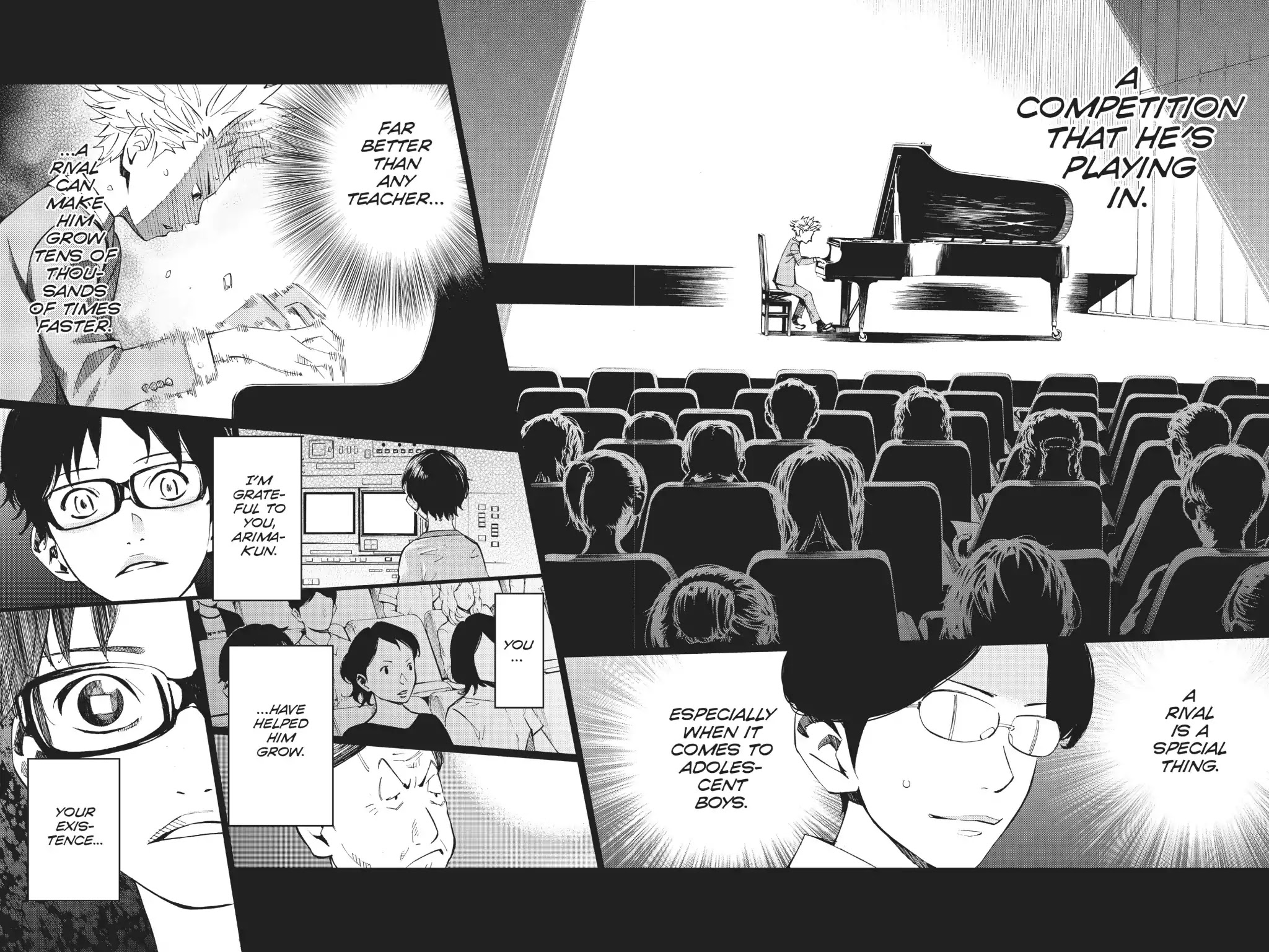 Shigatsu wa Kimi no Uso Chapter 13 page 7 - Chapter 13: Surge