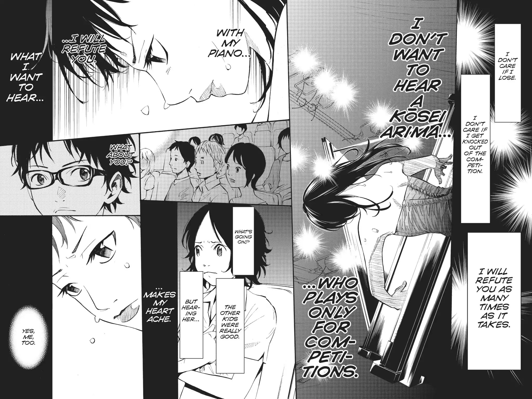 Shigatsu wa Kimi no Uso Chapter 14 page 24 - Chapter 14: Red and Yellow