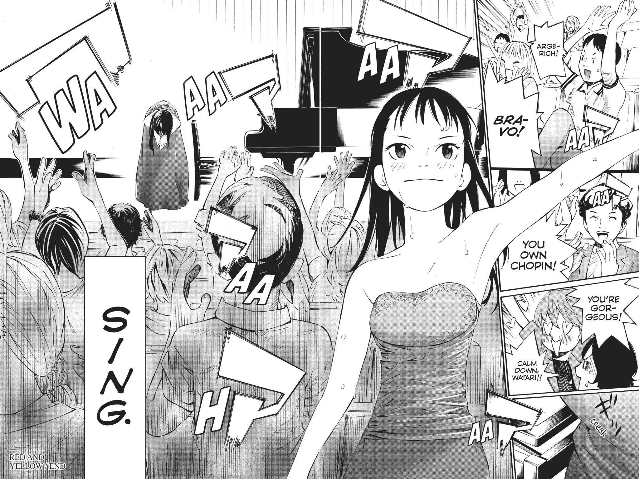 Shigatsu wa Kimi no Uso Chapter 14 page 34 - Chapter 14: Red and Yellow