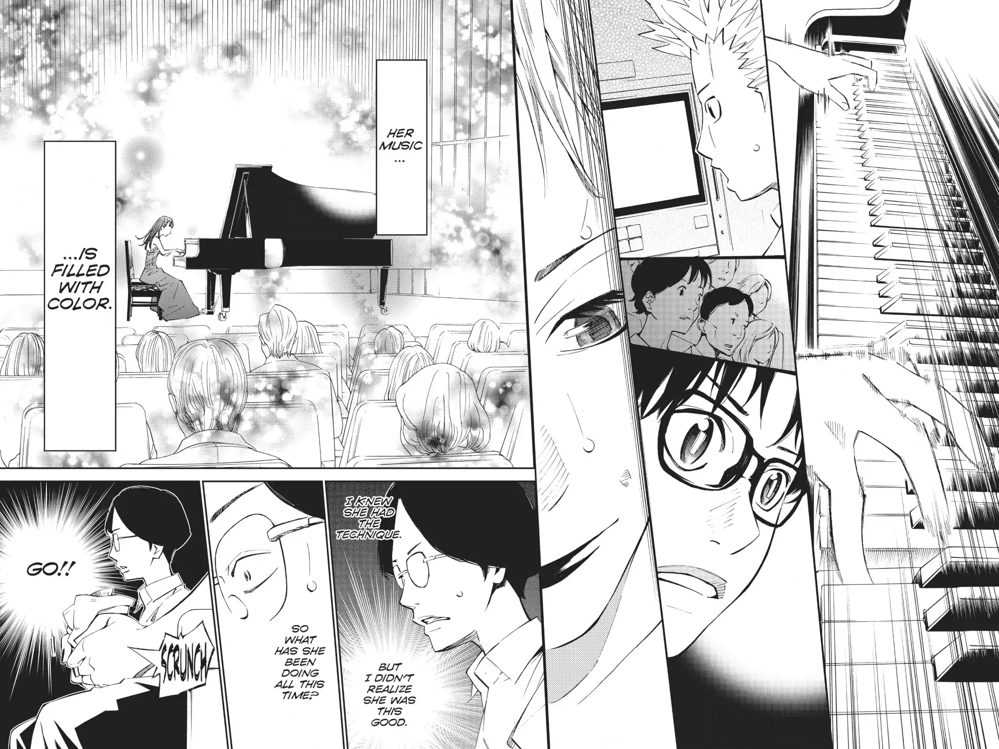Shigatsu wa Kimi no Uso Chapter 14 page 7 - Chapter 14: Red and Yellow